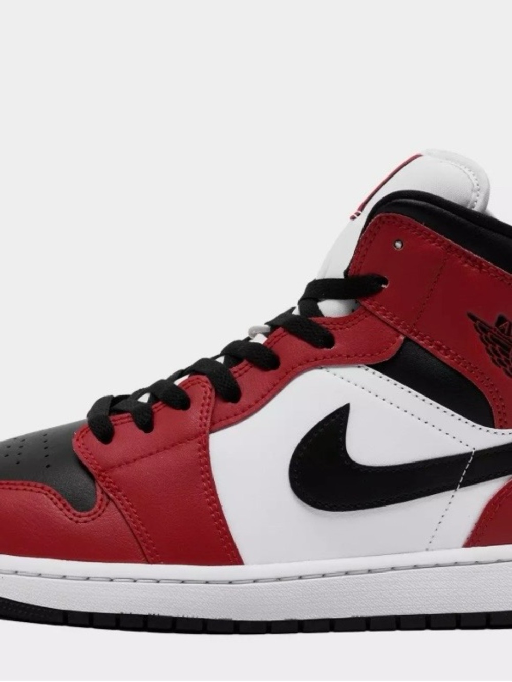 Nike Air Jordan 1 Mid - White/Red/Black